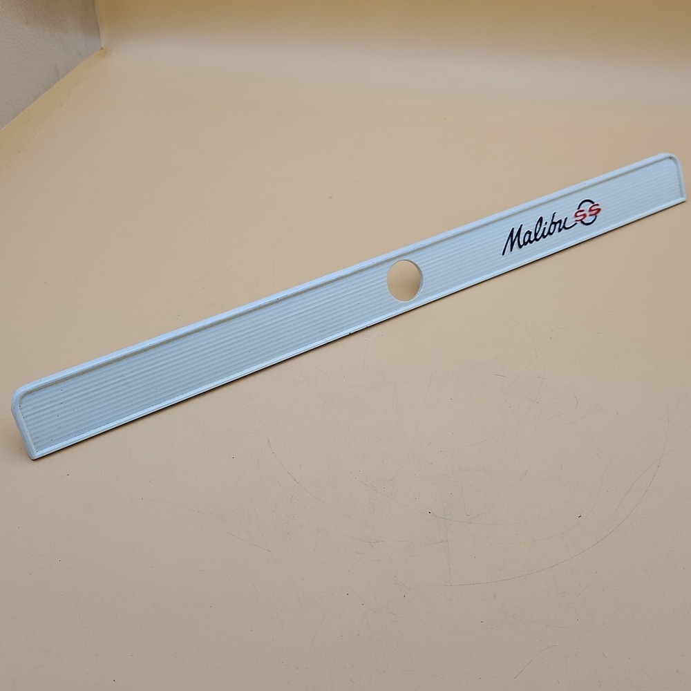 Vintage Malibu SS Glove Box Door Trim 1964 Genuine OEM White Plastic